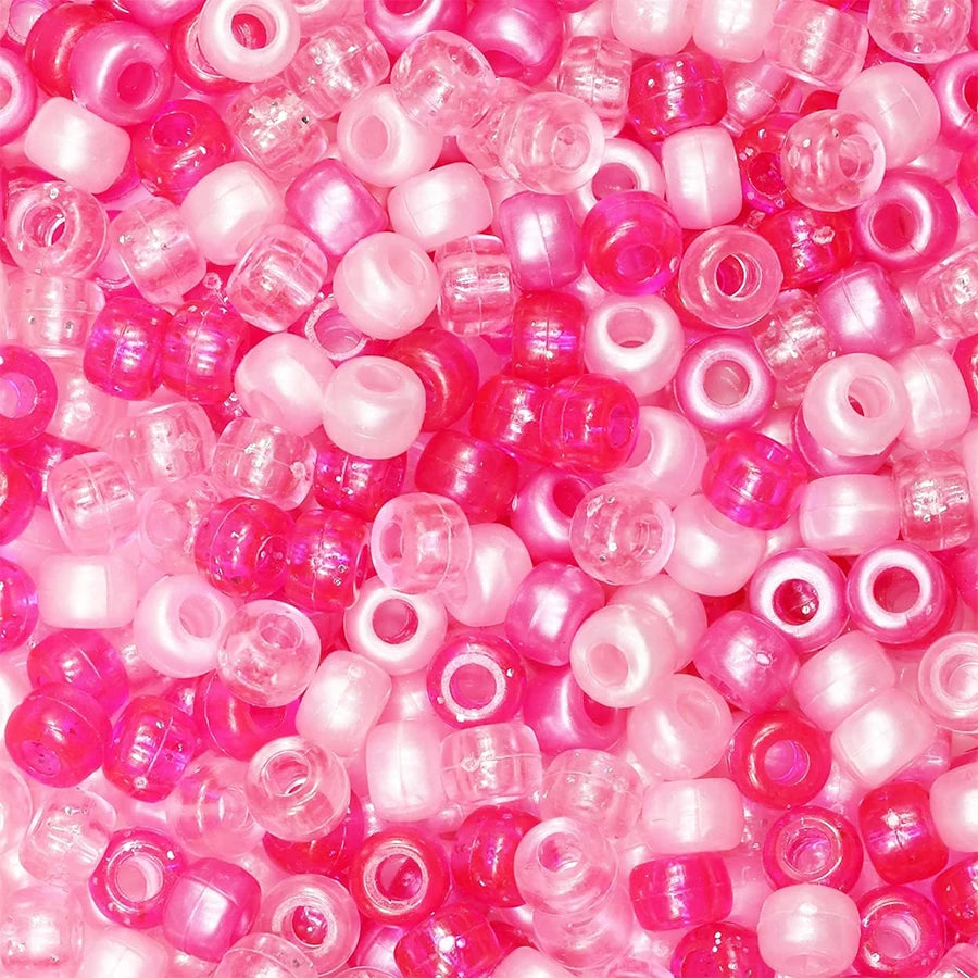 Pink - 1,000pc Kandi Chaos Bulk Bead Pack – Infinite Trades Edition