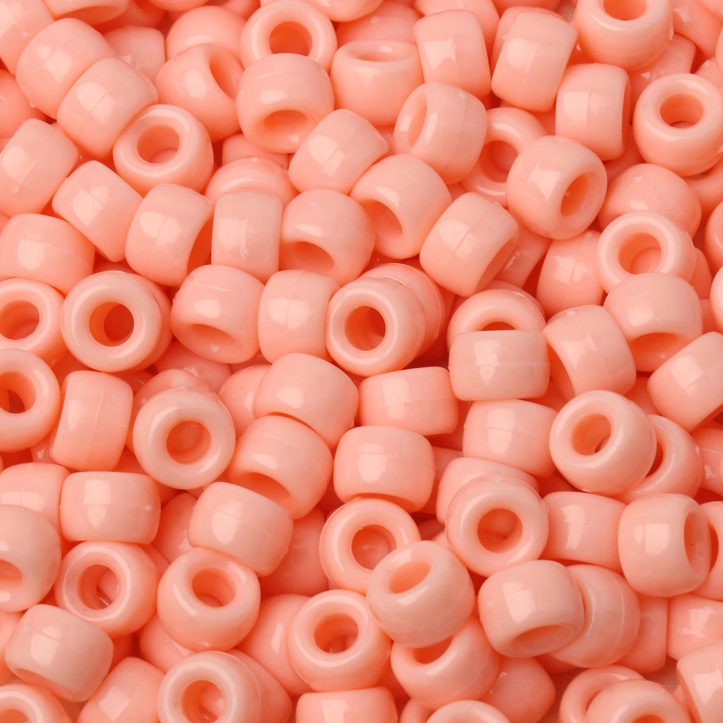 Red Pony Beads – 100pc & 200pc Pack (6x9mm)