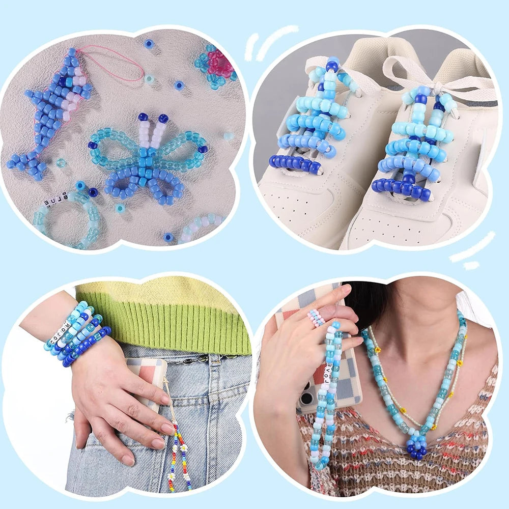 Pink - 1,000pc Kandi Chaos Bulk Bead Pack – Infinite Trades Edition