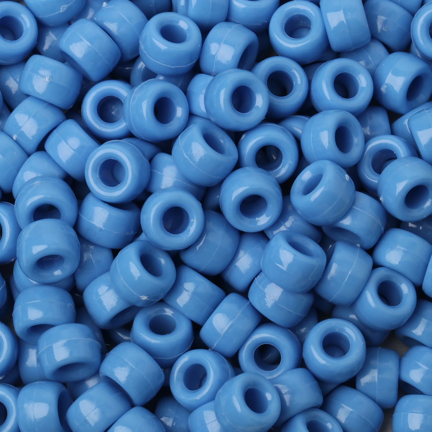Midnight Bass Drops – 100pc Blue Pony Beads for Kandi & DIY Magic