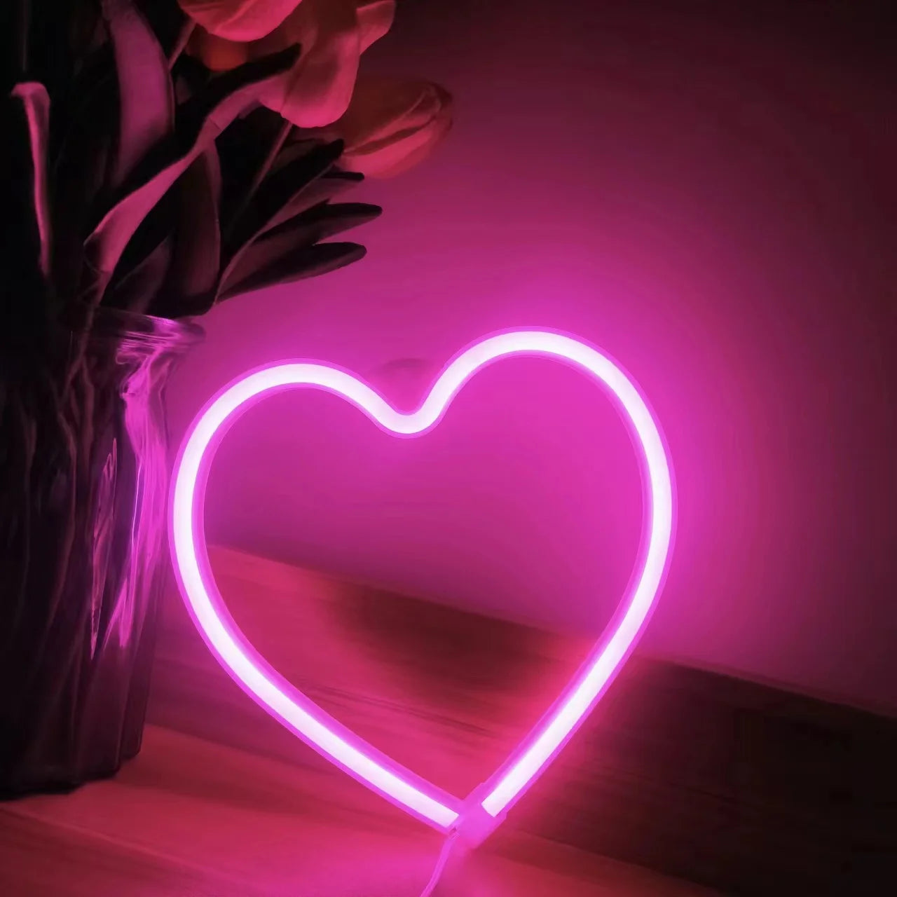 Glow Up Neon Wall Sign – USB/Battery LED Light Decor (Multiple Designs)