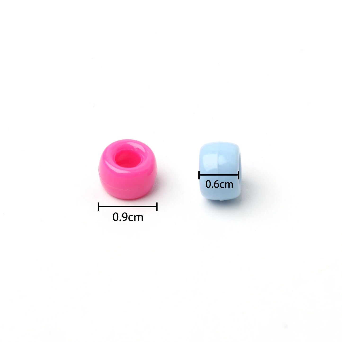 Midnight Bass Drops – 100pc Blue Pony Beads for Kandi & DIY Magic