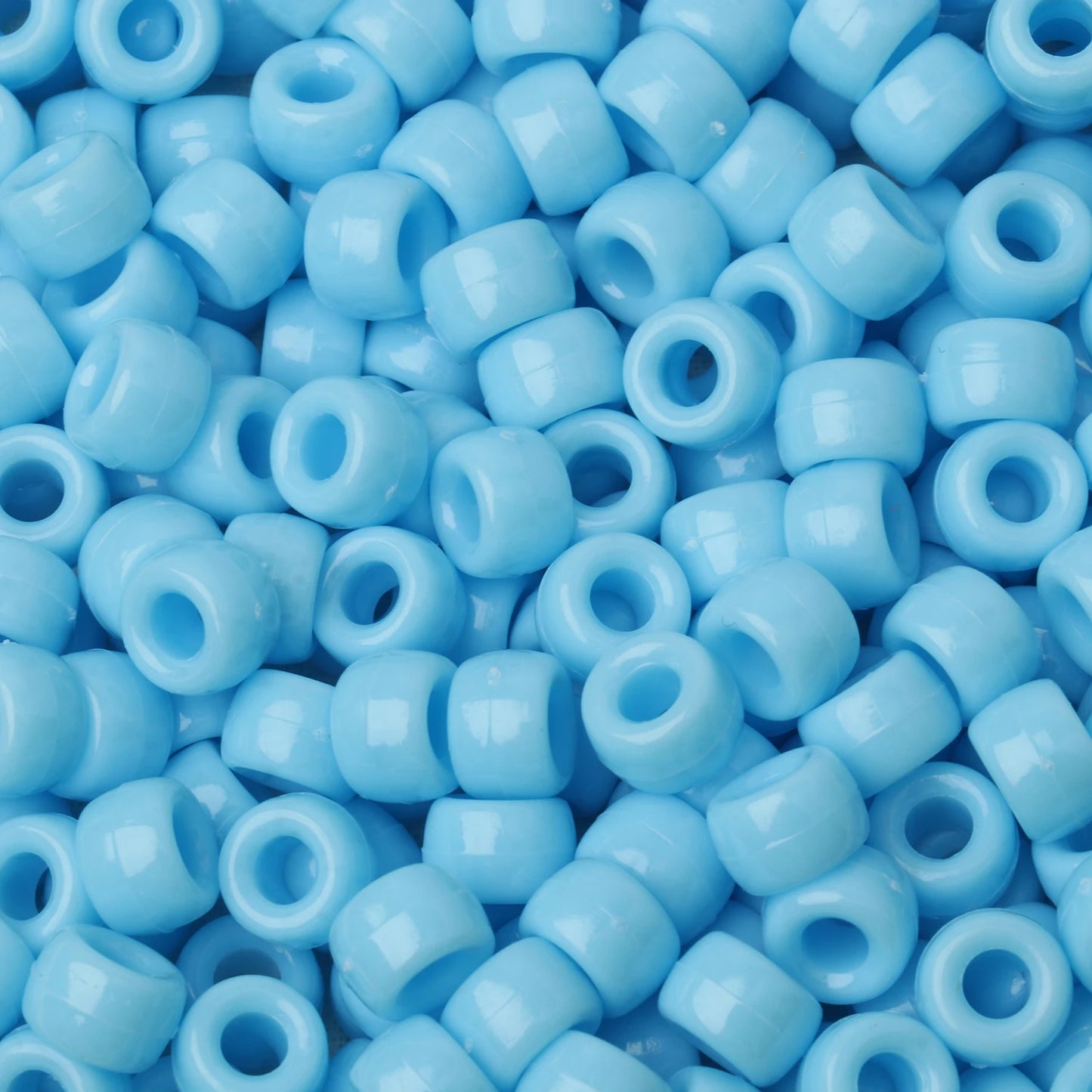 Midnight Bass Drops – 100pc Blue Pony Beads for Kandi & DIY Magic