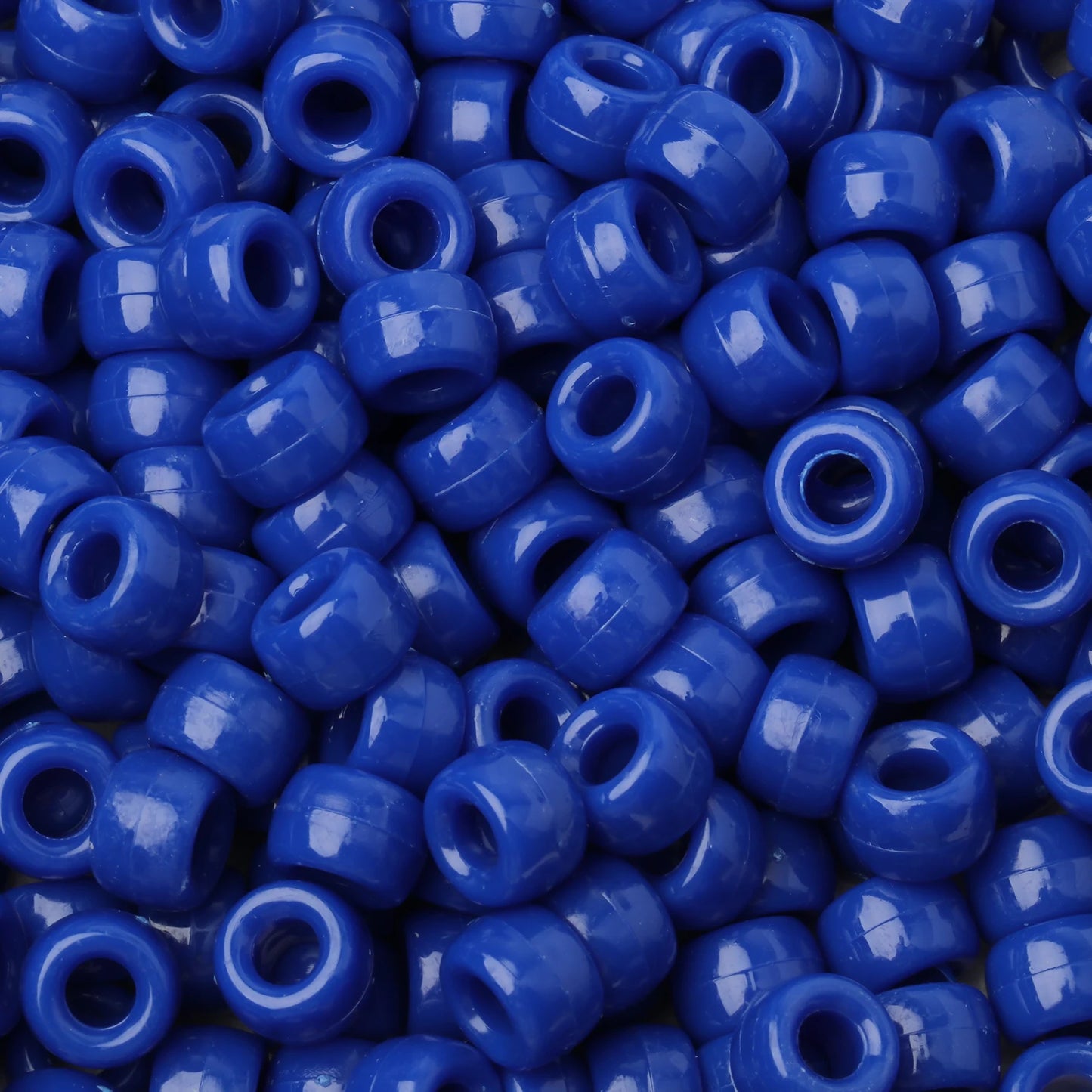 Midnight Bass Drops – 100pc Blue Pony Beads for Kandi & DIY Magic
