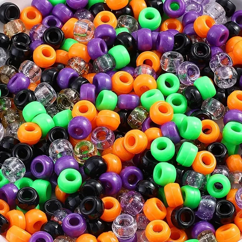 Spooky Chaos Pony Beads – Halloween Kandi Pack (200–1000pcs)