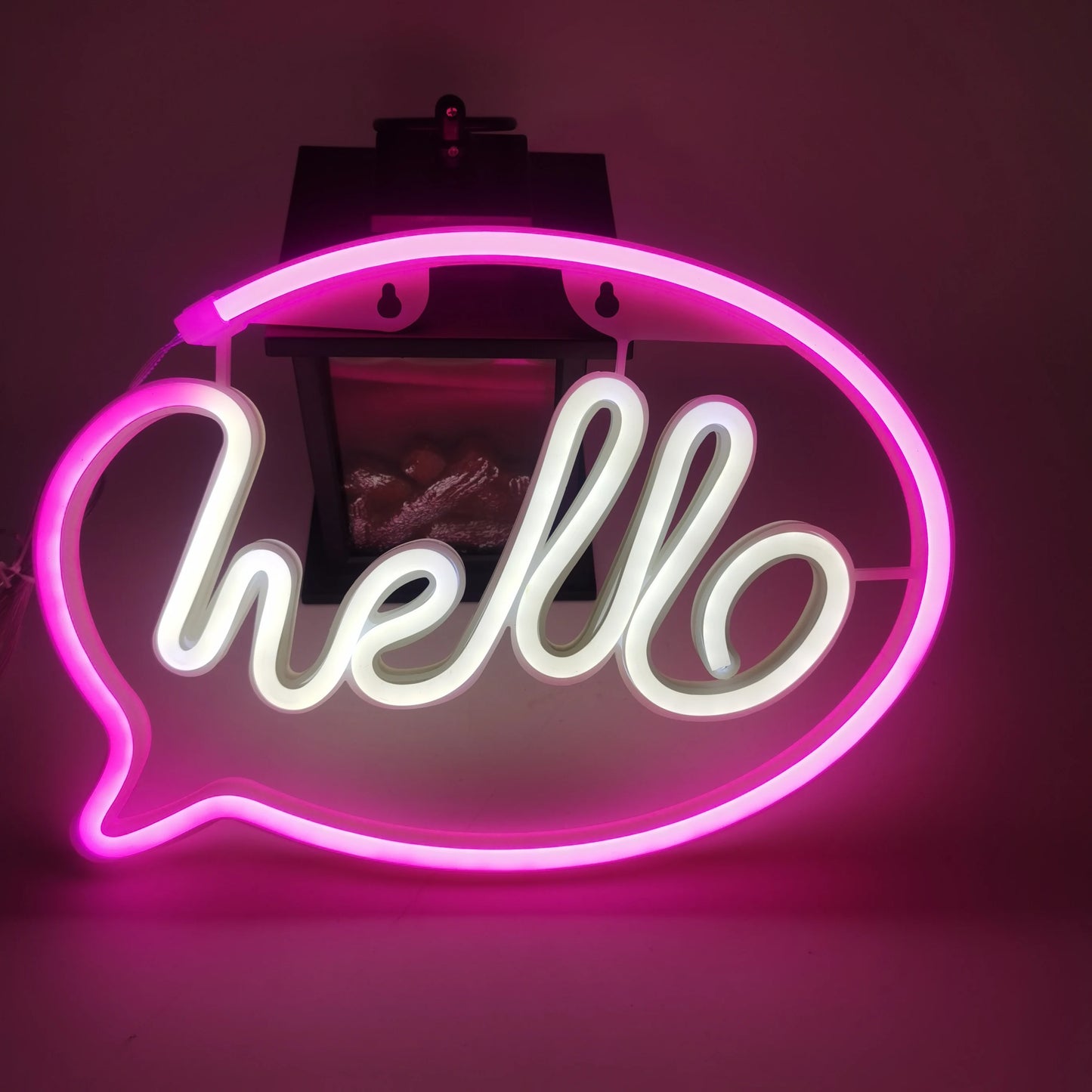 Glow Up Neon Wall Sign – USB/Battery LED Light Decor (Multiple Designs)