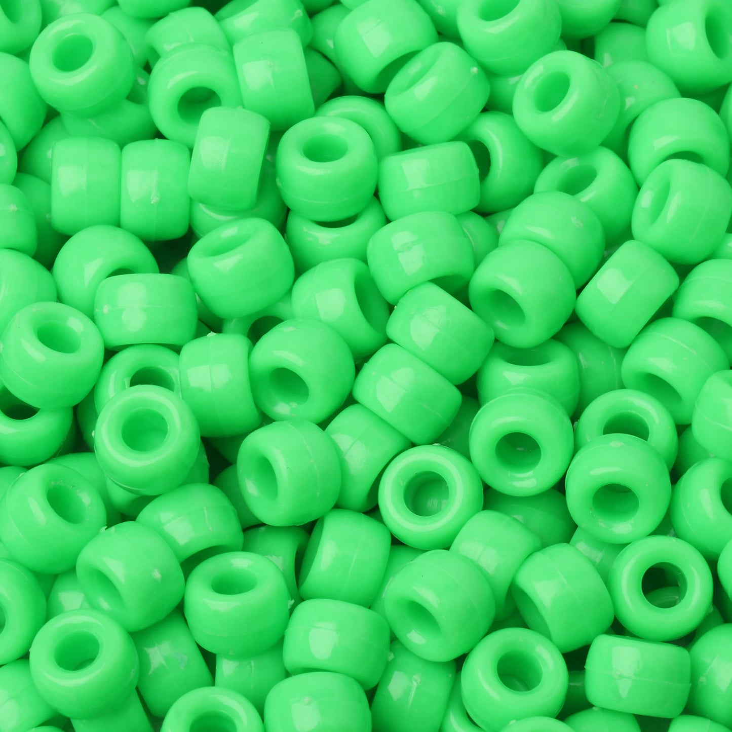 Glow Gremlin Beads – 100pcs Green Kandi Essentials