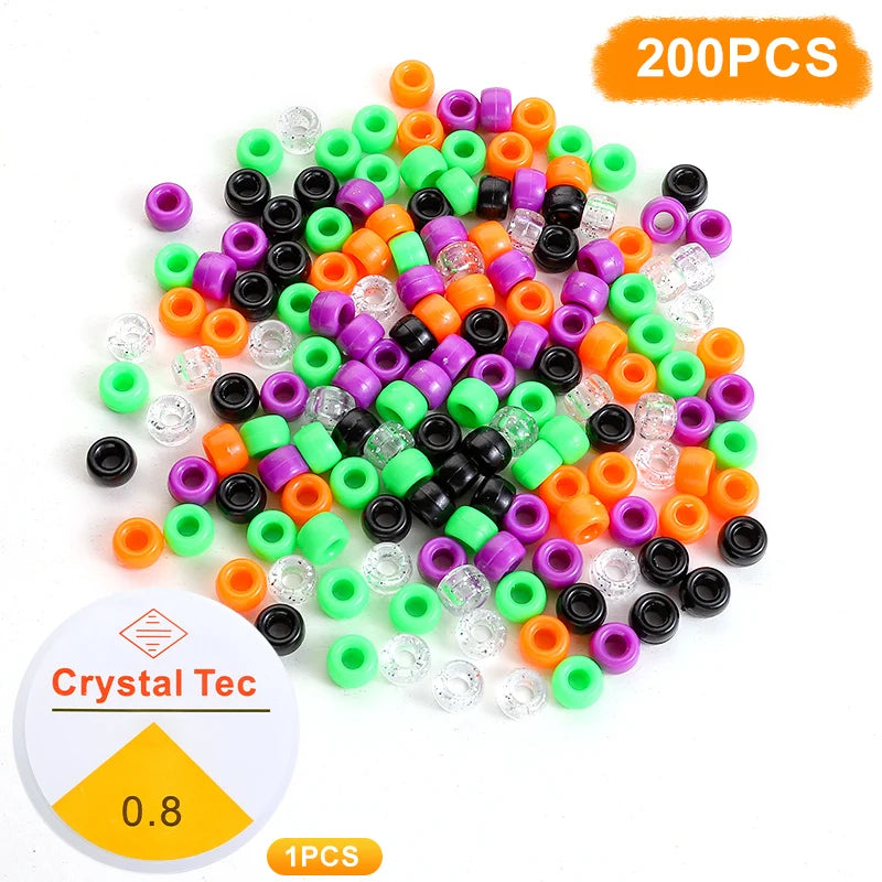 Spooky Chaos Pony Beads – Halloween Kandi Pack (200–1000pcs)