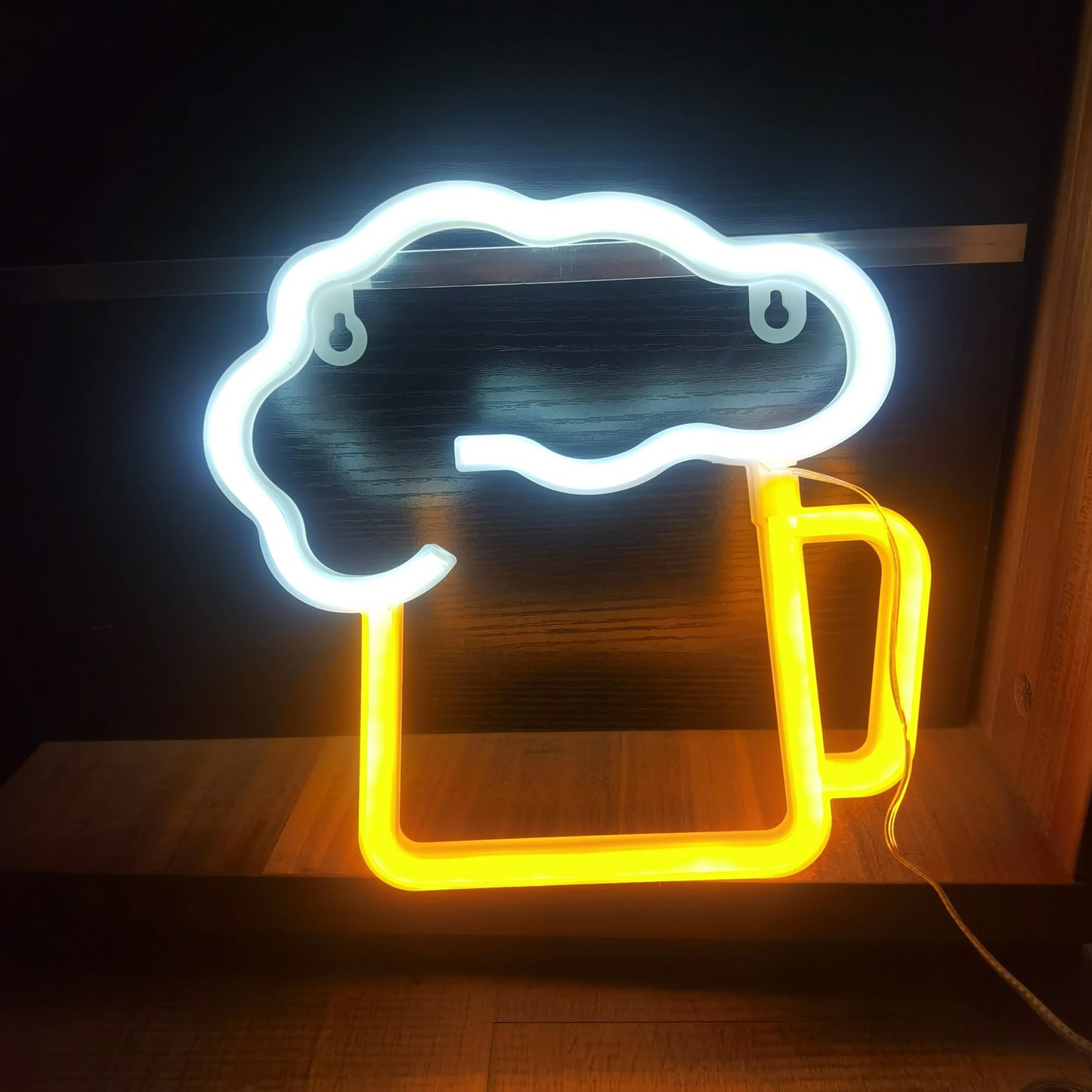 Glow Up Neon Wall Sign – USB/Battery LED Light Decor (Multiple Designs)