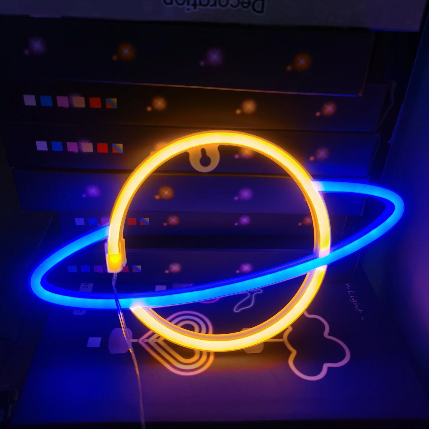 Glow Up Neon Wall Sign – USB/Battery LED Light Decor (Multiple Designs)