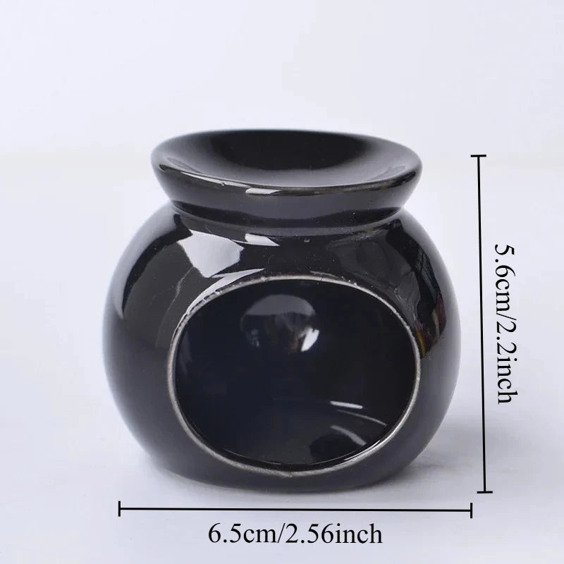 GlowDrop Burner – Ceramic Oil Burner & Incense Diffuser | Chill Zone Aromatherapy for Rave Recovery & Room Vibes