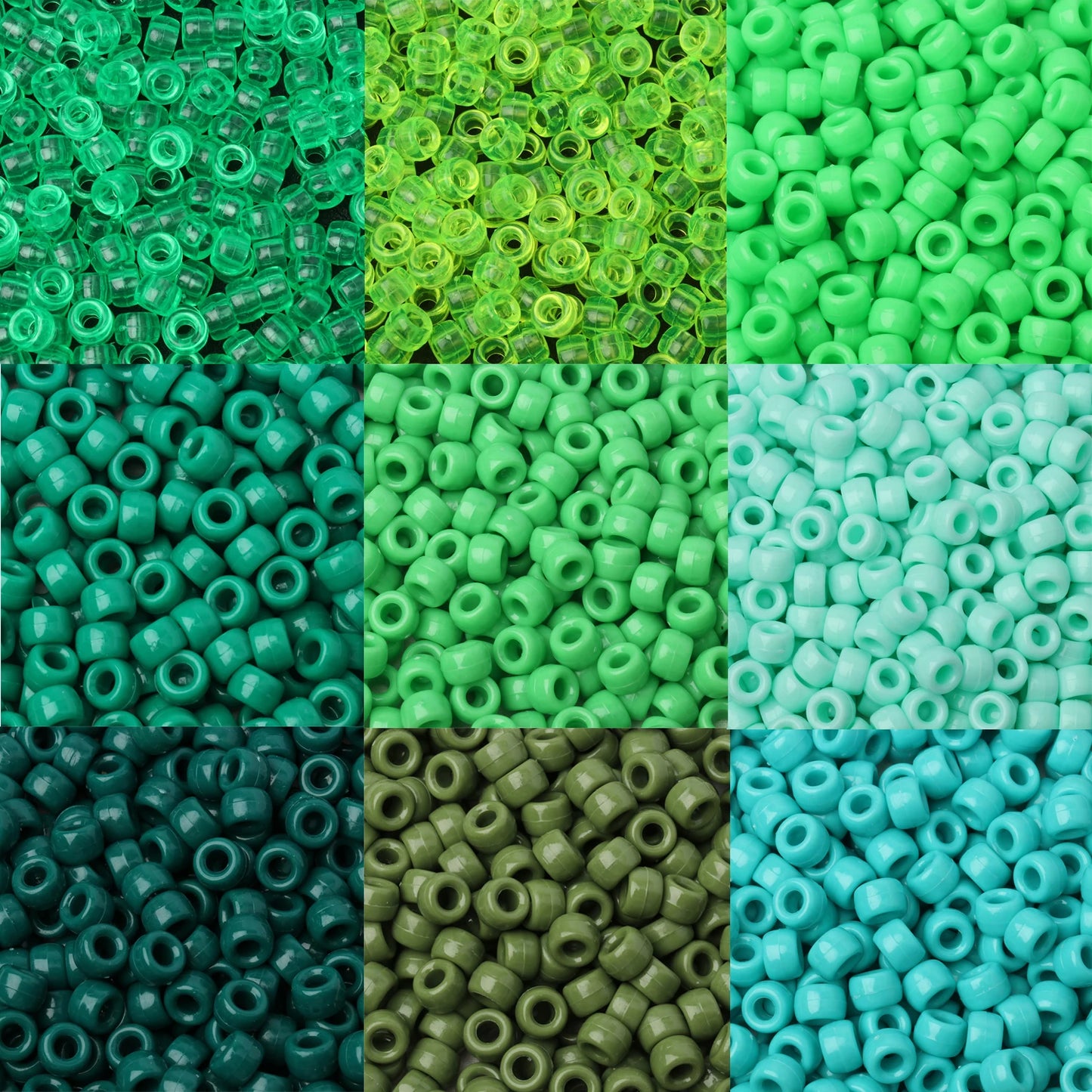 Glow Gremlin Beads – 100pcs Green Kandi Essentials