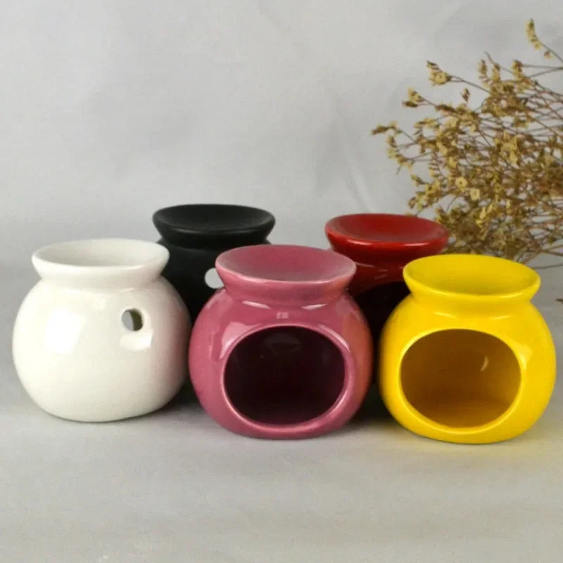 GlowDrop Burner – Ceramic Oil Burner & Incense Diffuser | Chill Zone Aromatherapy for Rave Recovery & Room Vibes