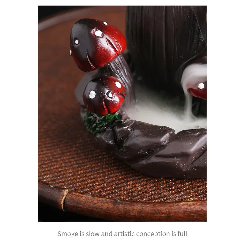 ShroomBloom Burner – Mushroom Incense Fountain | Trippy Aromatherapy Decor for Rave Caves & Chill Zones