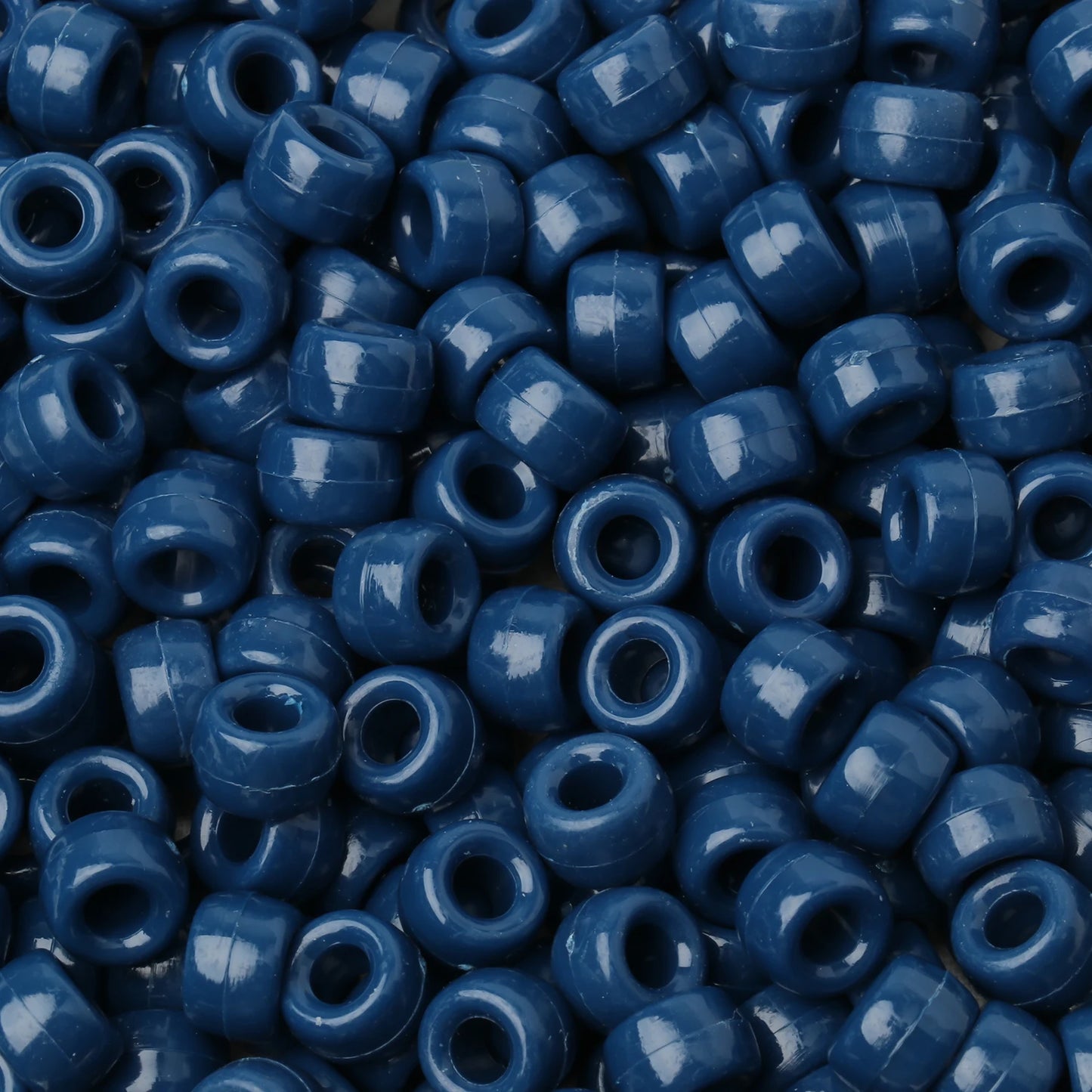 Midnight Bass Drops – 100pc Blue Pony Beads for Kandi & DIY Magic