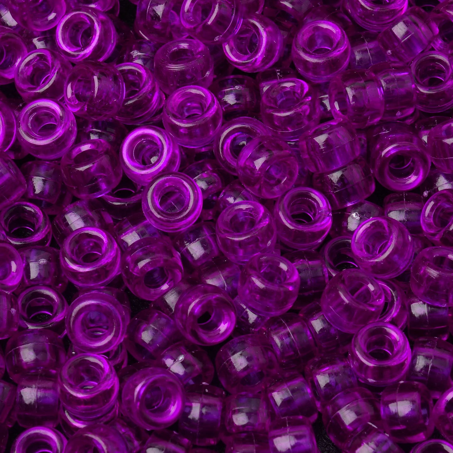 Red Pony Beads – 100pc & 200pc Pack (6x9mm)