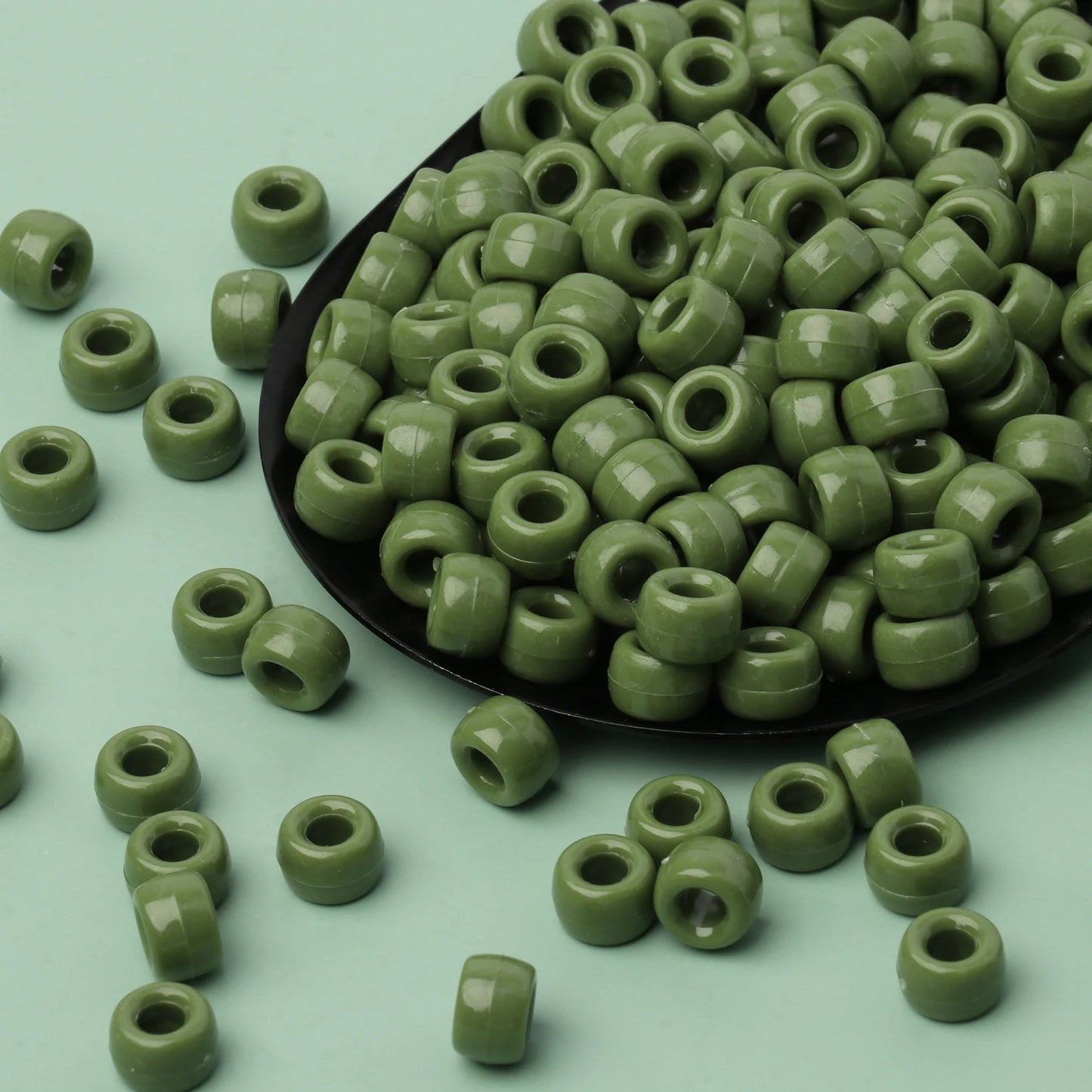 Glow Gremlin Beads – 100pcs Green Kandi Essentials