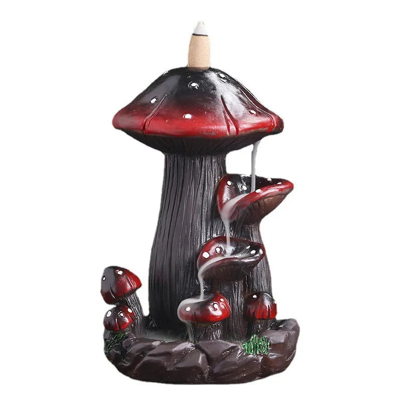 ShroomBloom Burner – Mushroom Incense Fountain | Trippy Aromatherapy Decor for Rave Caves & Chill Zones