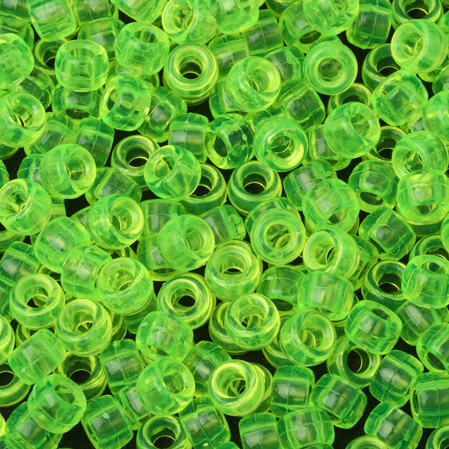 Glow Gremlin Beads – 100pcs Green Kandi Essentials