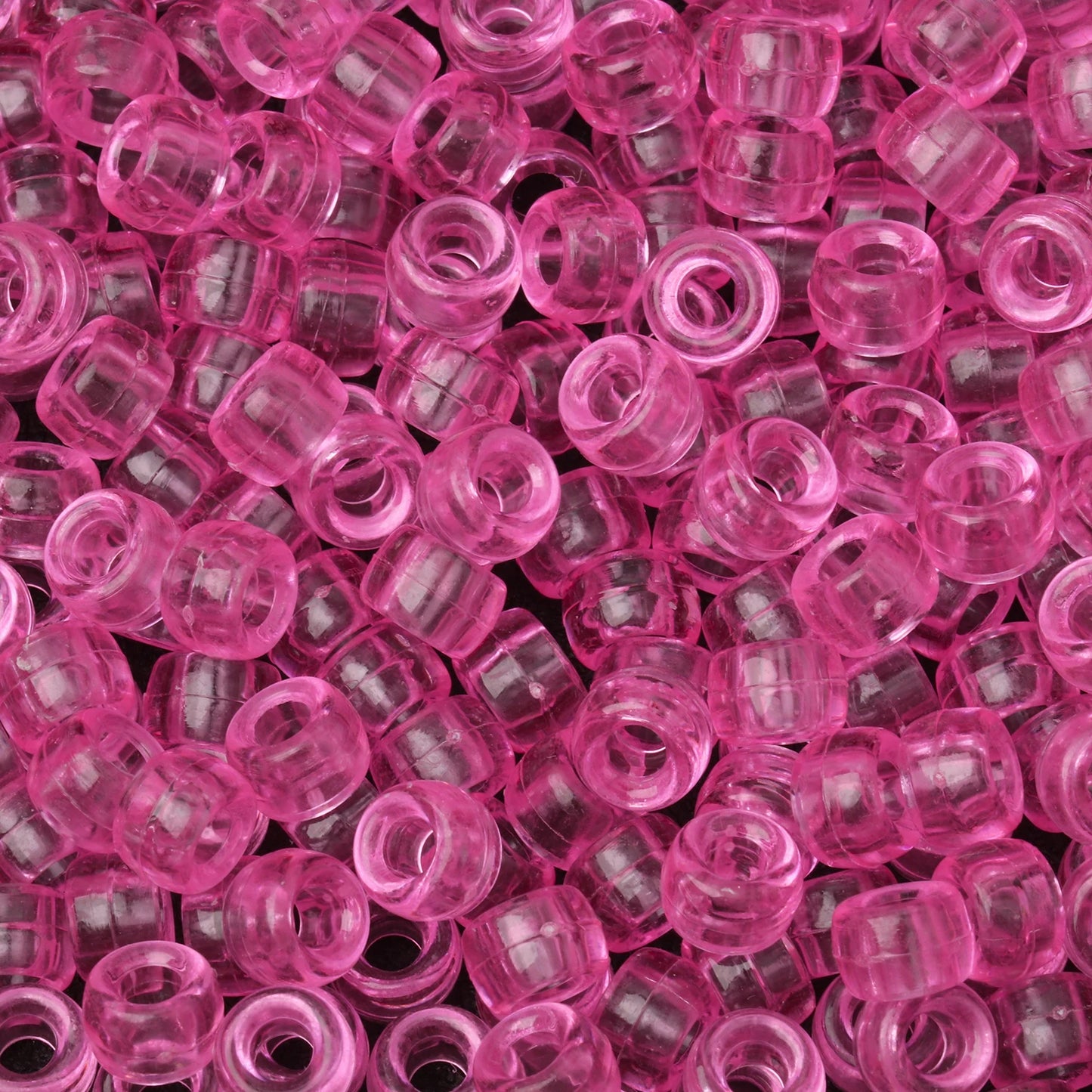Red Pony Beads – 100pc & 200pc Pack (6x9mm)