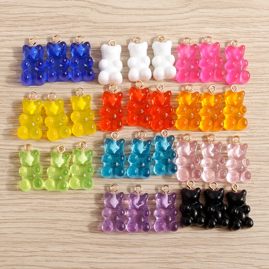 Gummy Bear Pop™ – 20pc Candy Resin Charm Set