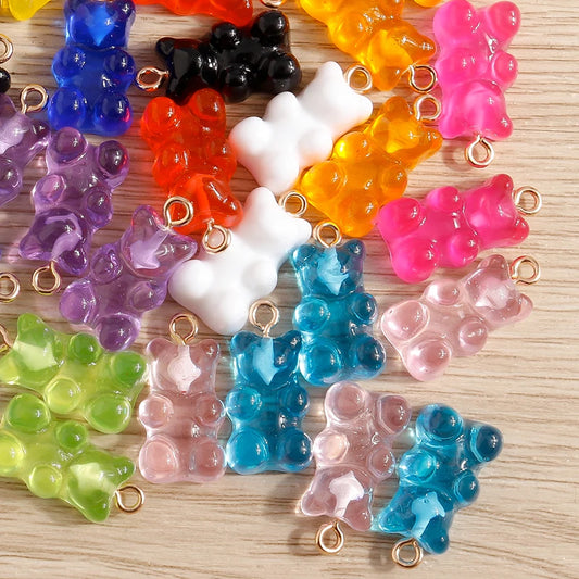 Gummy Bear Pop™ – 20pc Candy Resin Charm Set