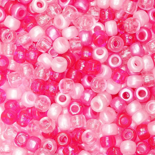 Pink - 1,000pc Kandi Chaos Bulk Bead Pack – Infinite Trades Edition