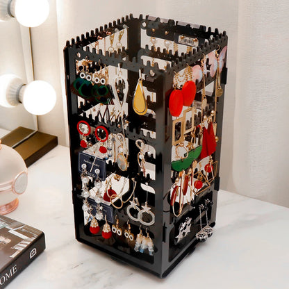 360° Acrylic Earring Tower – Display & Organizer (168 Slots)