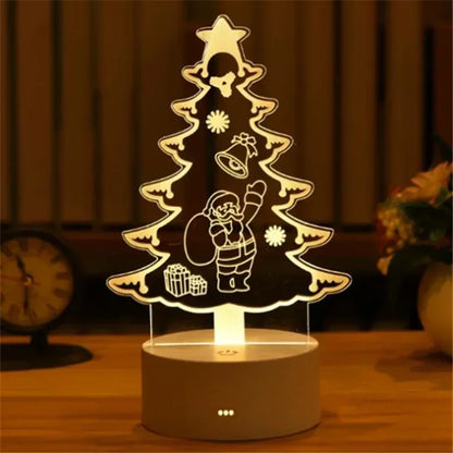 GlowMorph LED Lamp – 3D Acrylic Night Light | USB Mood Lighting for Rave Caves, Bedrooms & Alt Decor