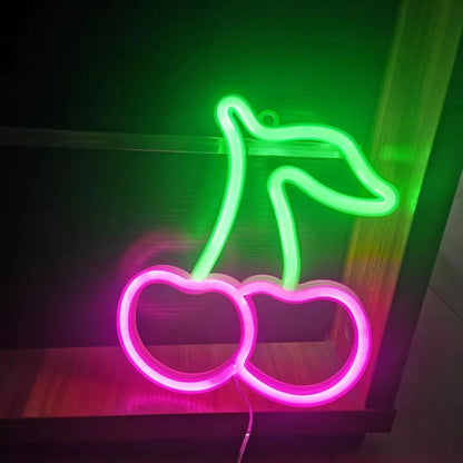 Glow Up Neon Wall Sign – USB/Battery LED Light Decor (Multiple Designs)