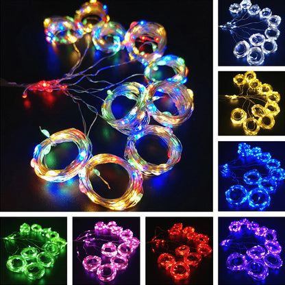 GlowWave™ USB LED Curtain Lights – 8 Modes + Remote (3M–6M Options)