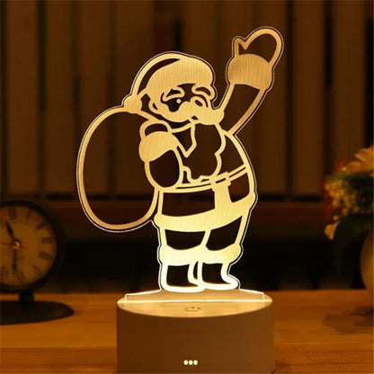 GlowMorph LED Lamp – 3D Acrylic Night Light | USB Mood Lighting for Rave Caves, Bedrooms & Alt Decor