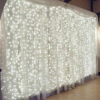 GlowWave™ USB LED Curtain Lights – 8 Modes + Remote (3M–6M Options)