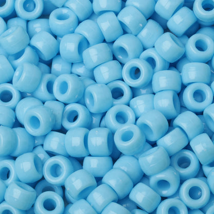 Midnight Bass Drops – 100pc Blue Pony Beads for Kandi & DIY Magic