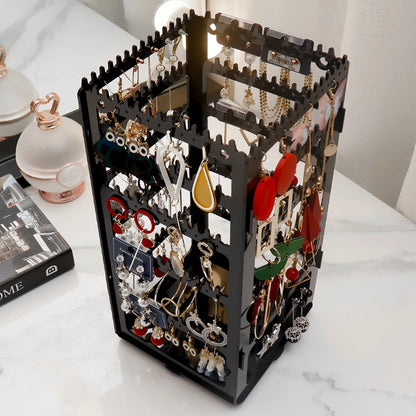 360° Acrylic Earring Tower – Display & Organizer (168 Slots)