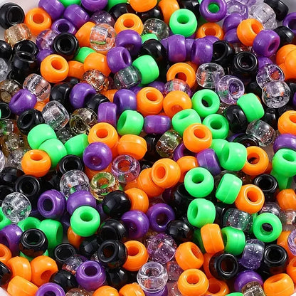 Spooky Chaos Pony Beads – Halloween Kandi Pack (200–1000pcs)