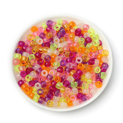 100pc Neon Chaos Pony Beads – Rave Kandi Maker Pack
