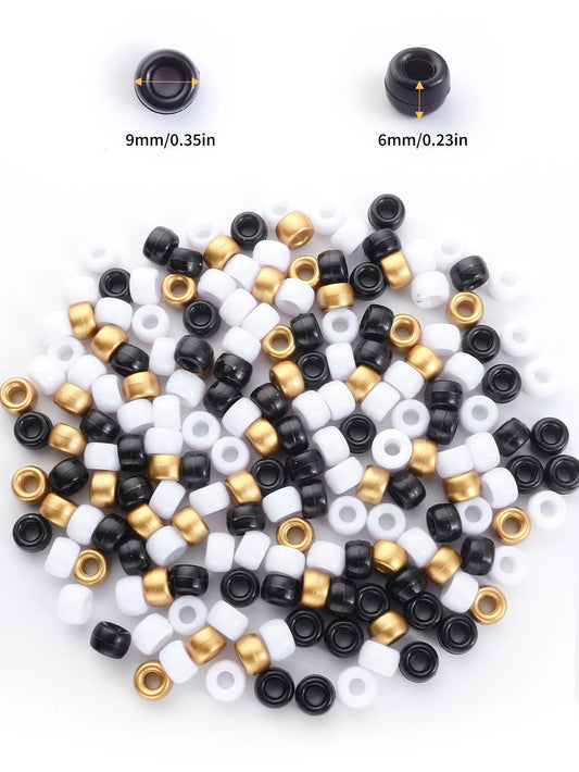 200-Piece Acrylic Pony Beads Kit | Color Chaos for Kandi, Bracelets & Rave DIYs