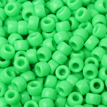 Glow Gremlin Beads – 100pcs Green Kandi Essentials