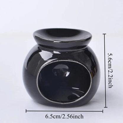 GlowDrop Burner – Ceramic Oil Burner & Incense Diffuser | Chill Zone Aromatherapy for Rave Recovery & Room Vibes