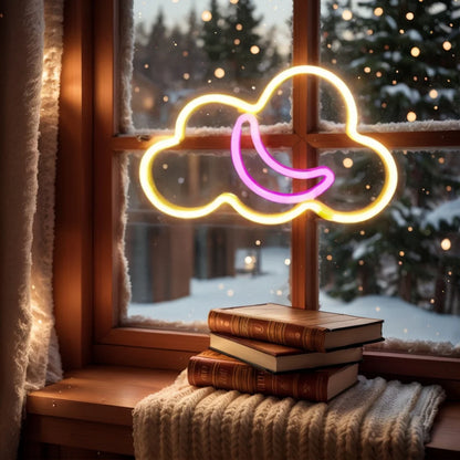Glow Up Neon Wall Sign – USB/Battery LED Light Decor (Multiple Designs)
