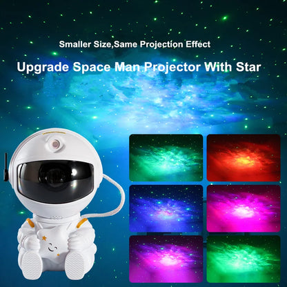Astronaut Galaxy Projector | Starry Sky LED Lamp for Vibes, Bedrooms & Rave Caves
