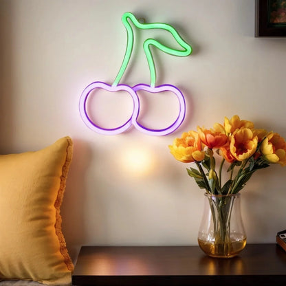 Glow Up Neon Wall Sign – USB/Battery LED Light Decor (Multiple Designs)