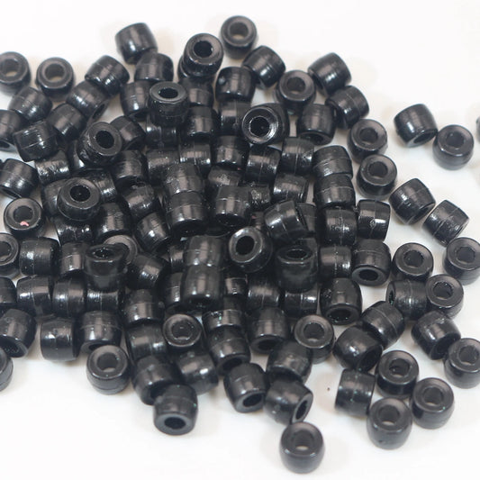 500pc Acrylic Barrel Pony Beads | 6x5mm Mixed Color Mayhem for Kandi & Rave Crafts