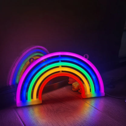 Glow Up Neon Wall Sign – USB/Battery LED Light Decor (Multiple Designs)
