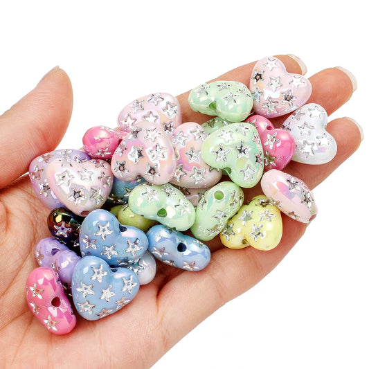 Starluv Hearts – Multicolor Beads (10pcs)