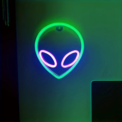 Glow Up Neon Wall Sign – USB/Battery LED Light Decor (Multiple Designs)