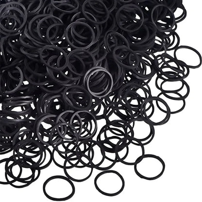 Hair Beads Pony Beads for Hair Braids 6x9mm Plastic Bead 4mm Large Hole for Kids Girls African Hair Bead Accessories