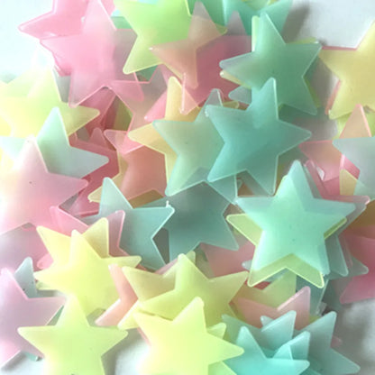 StarDust Set – 100pcs Glow-in-the-Dark Ceiling Stars | UV Reactive Wall Stickers for Rave Caves & Cosmic Vibes