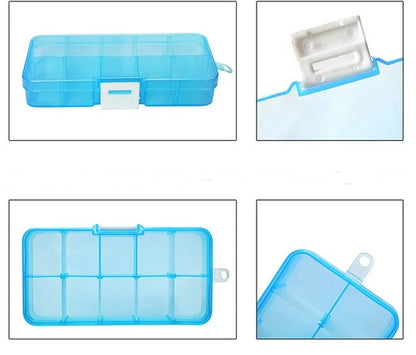 Clear Sunglasses Storage Box – Stackable Organizer with Drawer